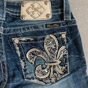 Miss Me Size 25 Signature Skinny Jeans Short